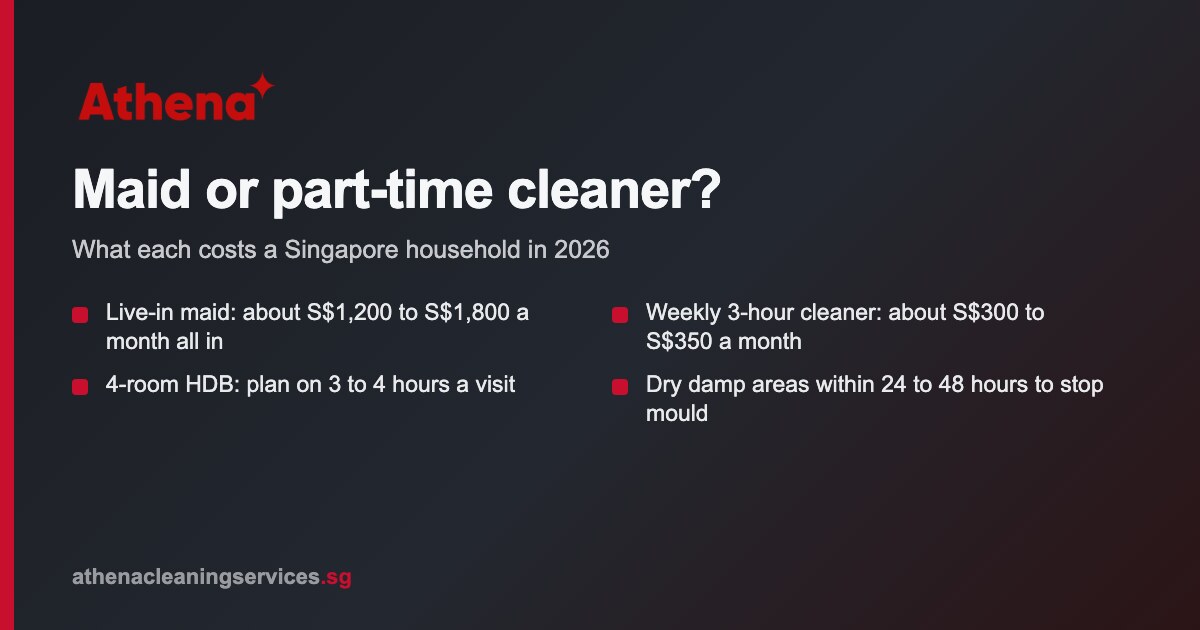 Alternative to a maid in Singapore: what works for HDB and condo homes