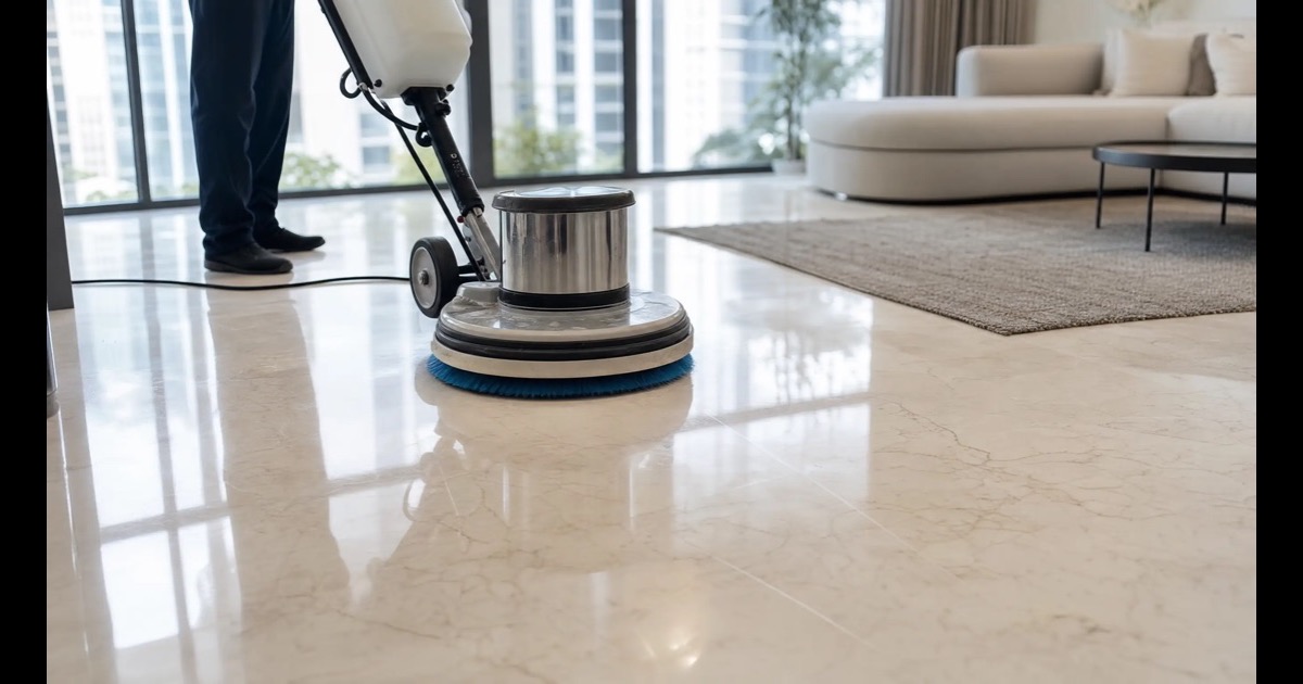 HDB floor polishing in Singapore: restore, don't replace