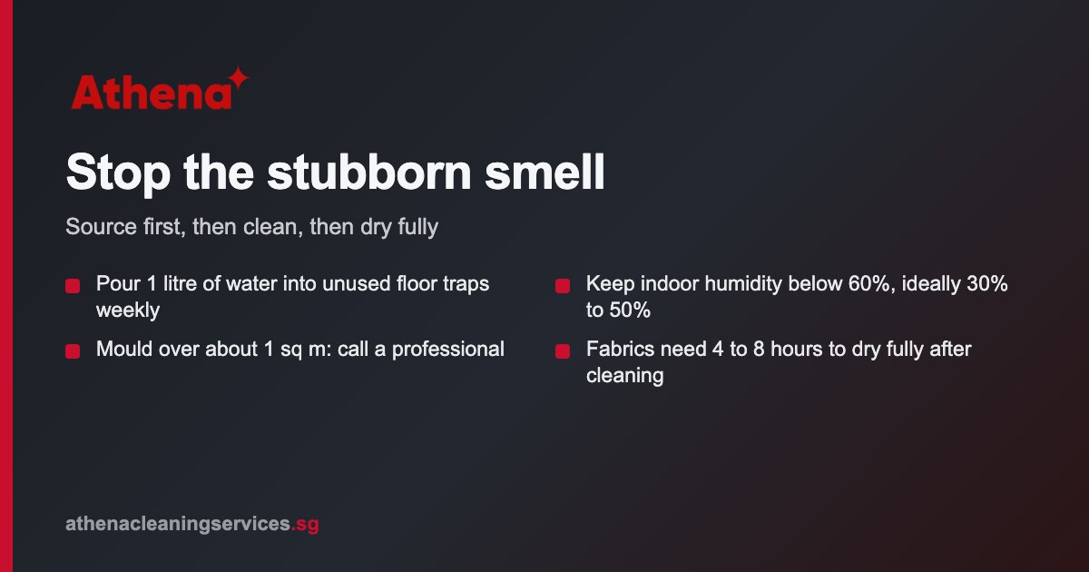 Hard-to-remove odours in Singapore homes: what works and what to skip