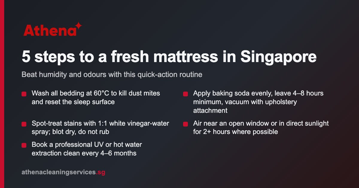 How should I deodorize my mattress? Singapore