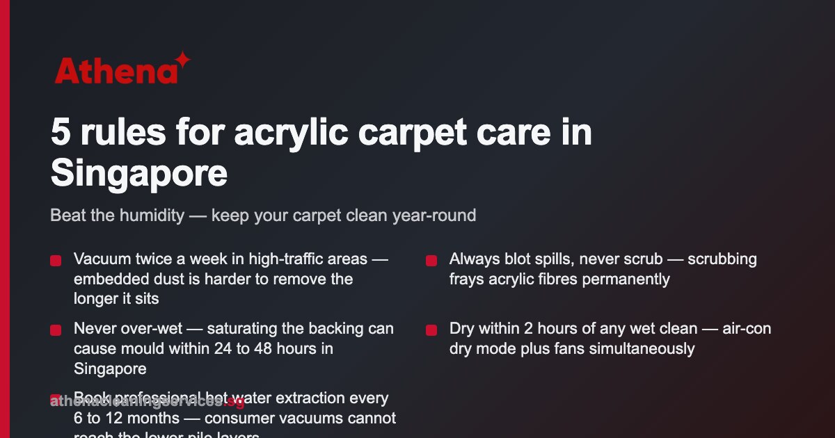 How to Clean Acrylic Carpet Singapore