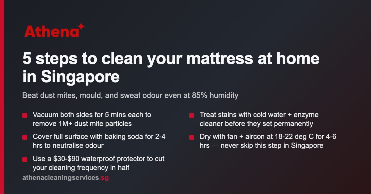 How to clean mattress at home Singapore