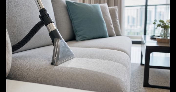 How to clean sofa arms in Singapore: fabric and leather
