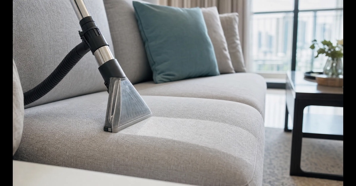 How to clean sofa arms in Singapore: fabric and leather