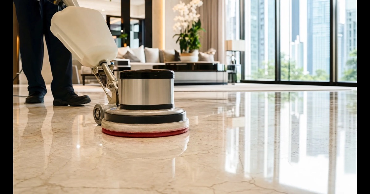 Cleaning tumbled marble flooring in Singapore: a care guide