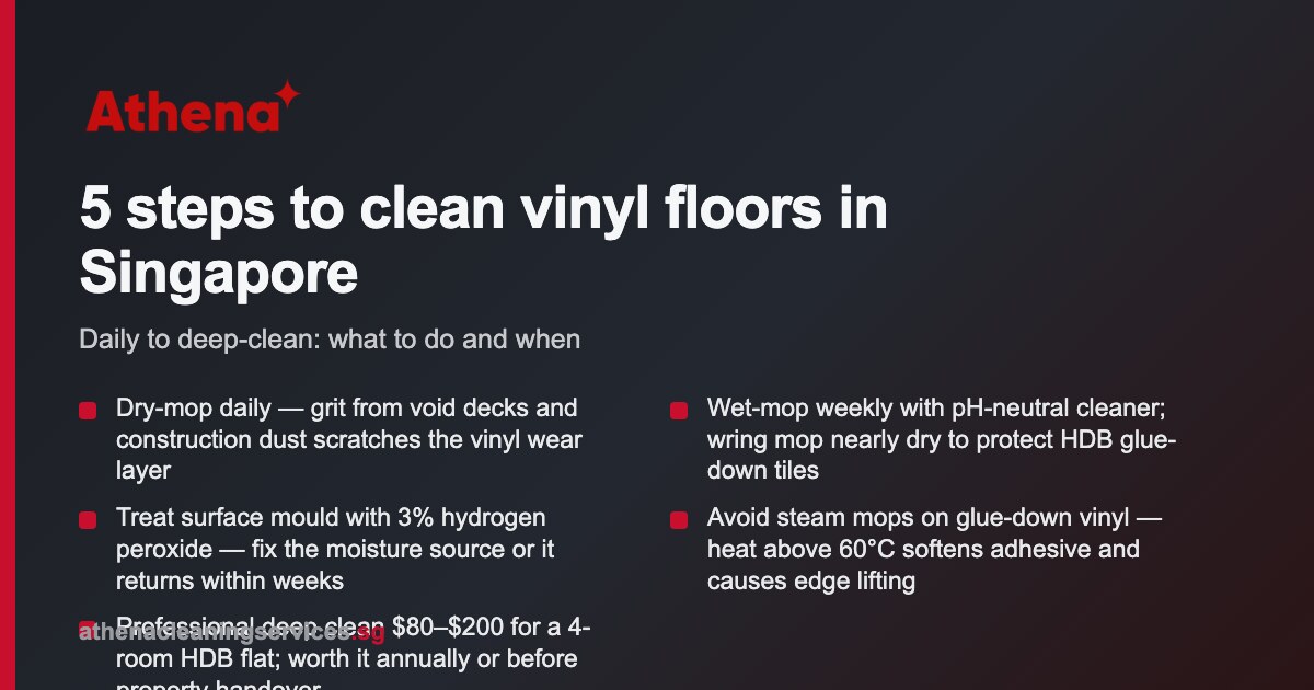 How to Clean Vinyl Flooring Singapore