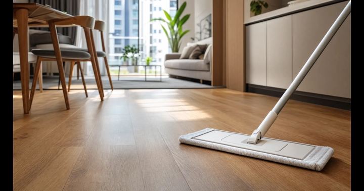How to clean vinyl floors in Singapore without streaks without streaks