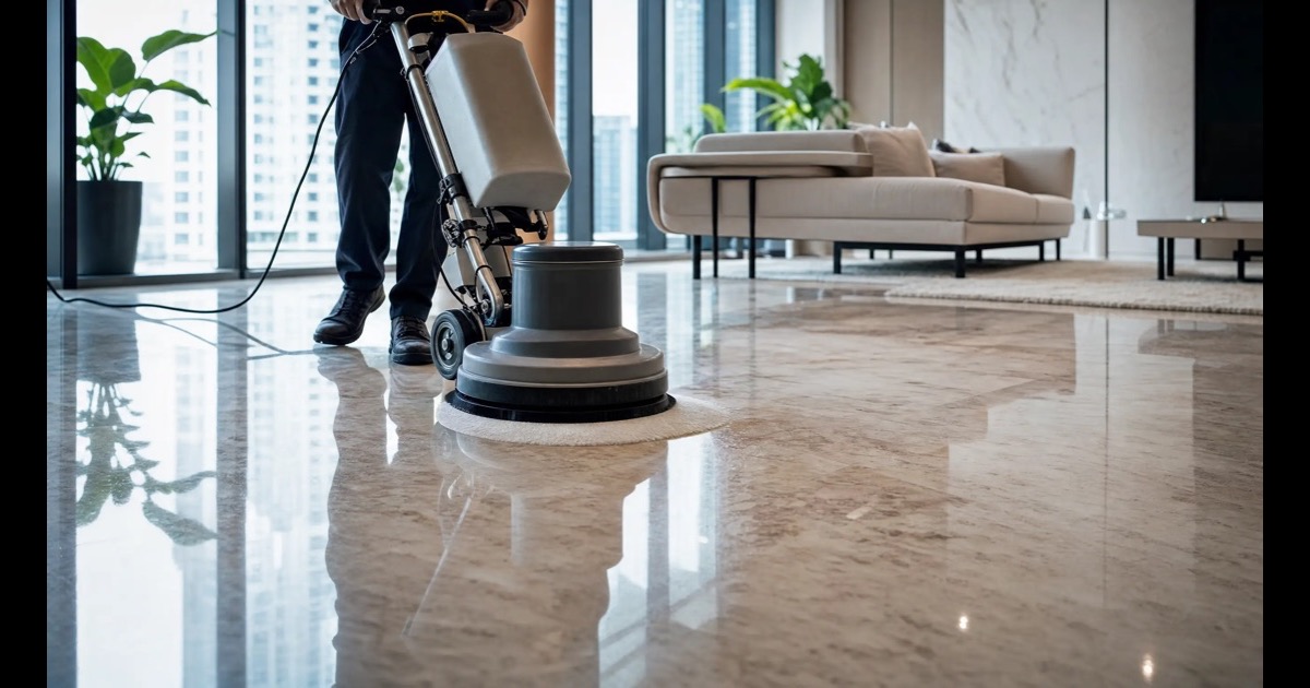 How to refinish a marble floor in Singapore: step by step