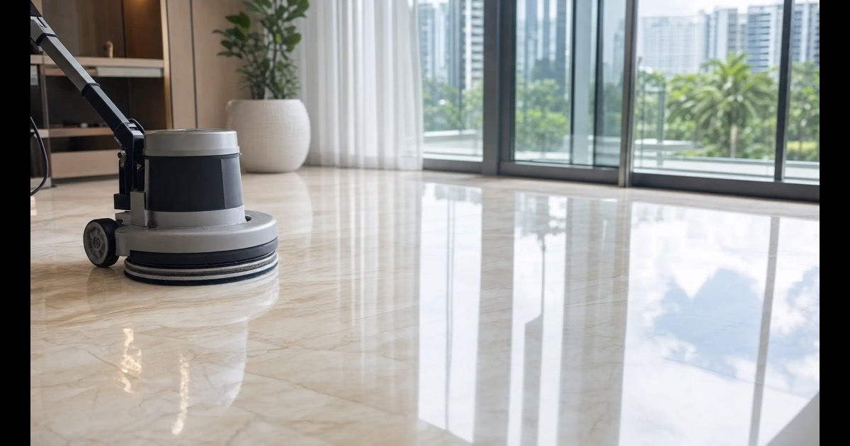 Marble floor polishing mistakes Singapore homeowners make